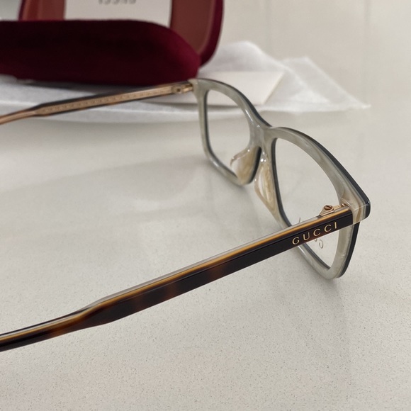 Gucci Frames GG0191OA black and pearl white - Picture 3 of 7